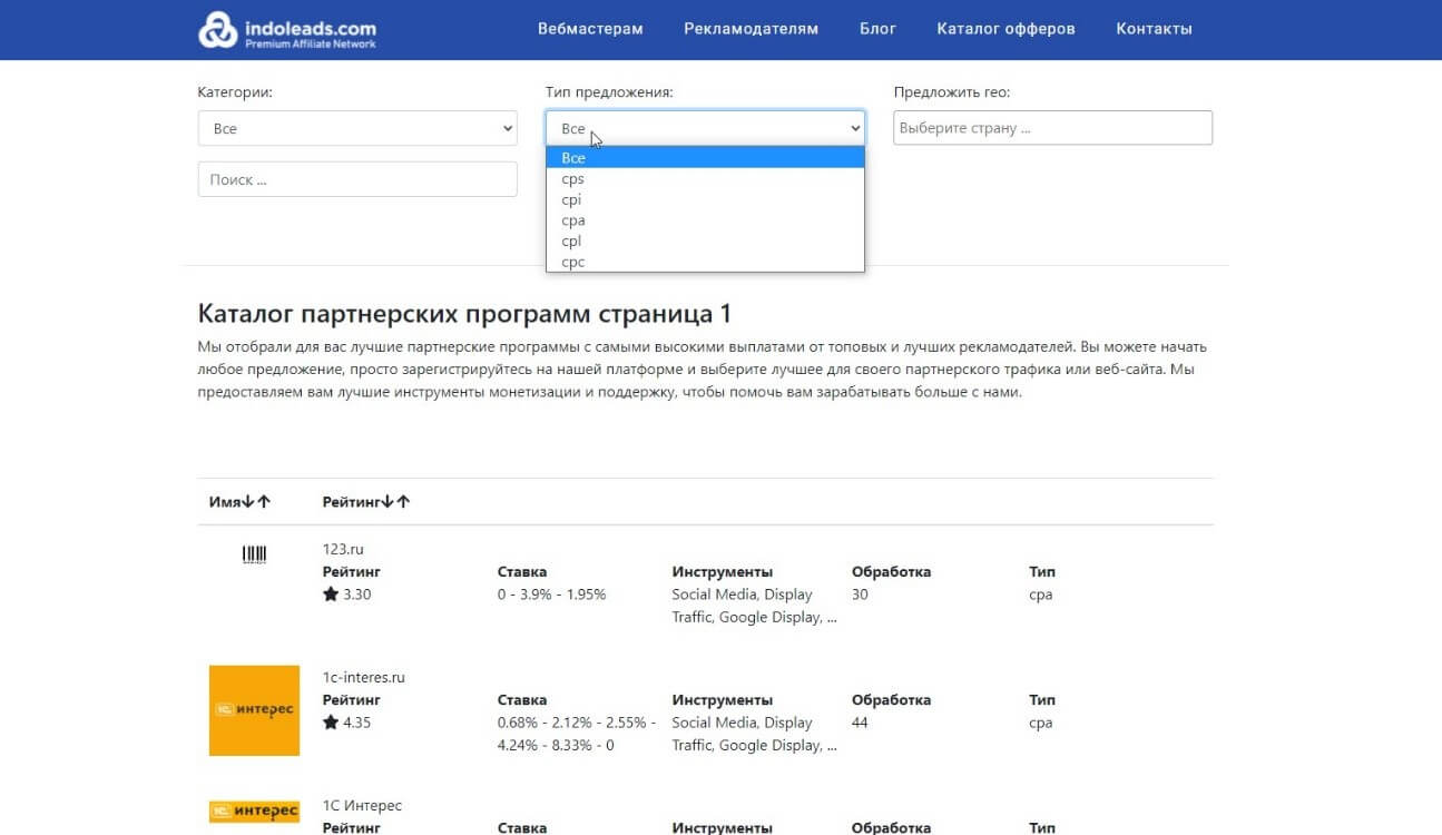 7 2 - Партнерские программы с белыми офферами