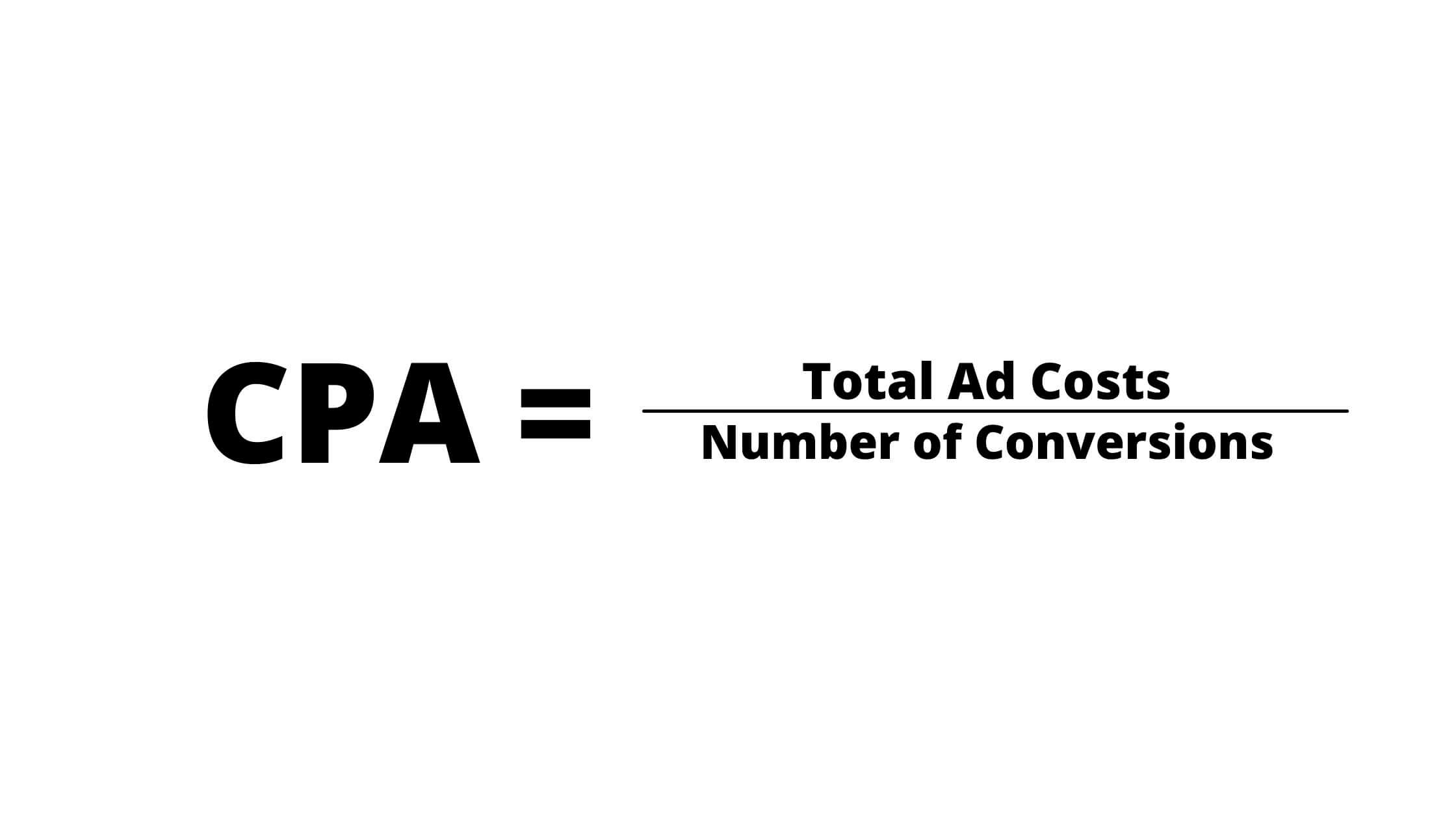 CPA formula image - What Is CPA Marketing And How To Get Started