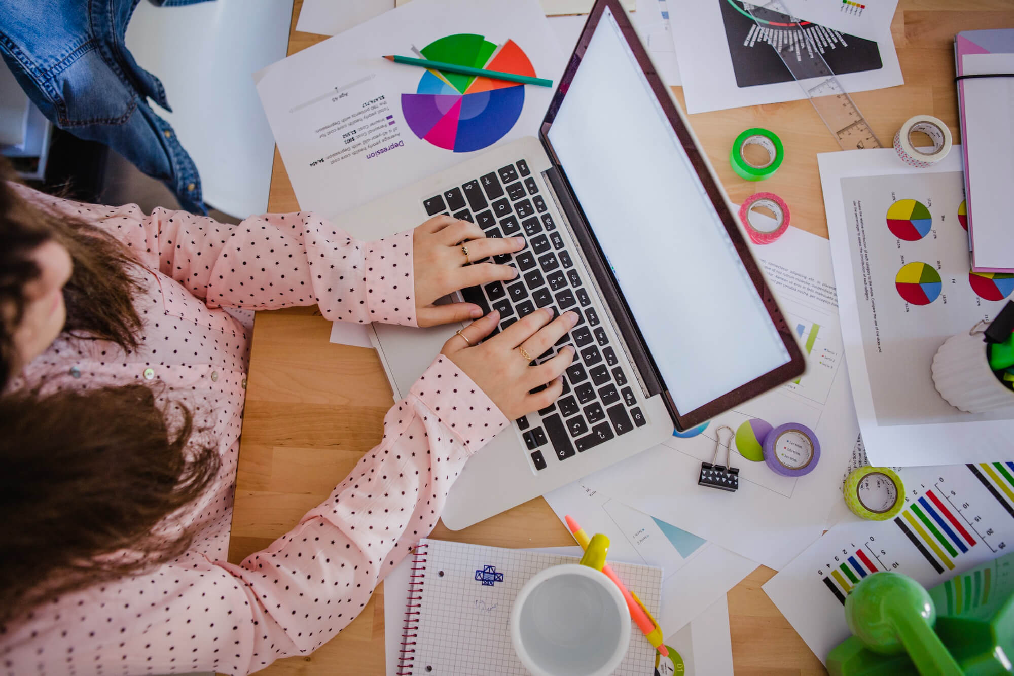 Don't Make These 4 Media Buying Mistakes - Expert Advice unrecognizable woman typing laptop office - Don't Make These 4 Media Buying Mistakes - Expert Advice