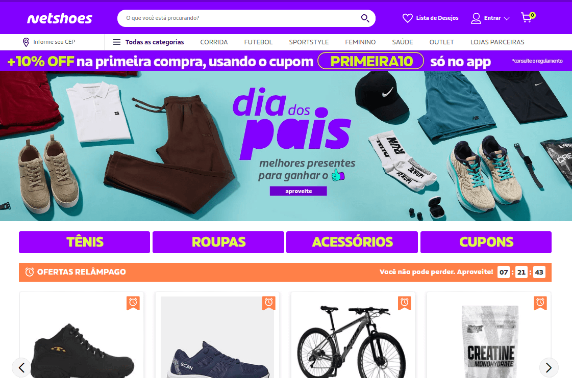 Best Affiliate Programs to Promote During Father's Day in Brazil netshoes - Best Affiliate Programs to Promote During Father's Day in Brazil